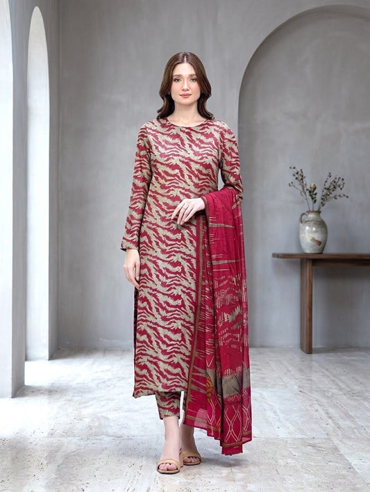 Shocking Magenta – Maria.B Lawn Unstitched (3-Piece) – Direct Factory Wholesale Price