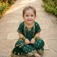 Gul-e-Zarrin – Emerald Gold Lawn Gharara Set