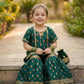 Gul-e-Zarrin – Emerald Gold Lawn Gharara Set