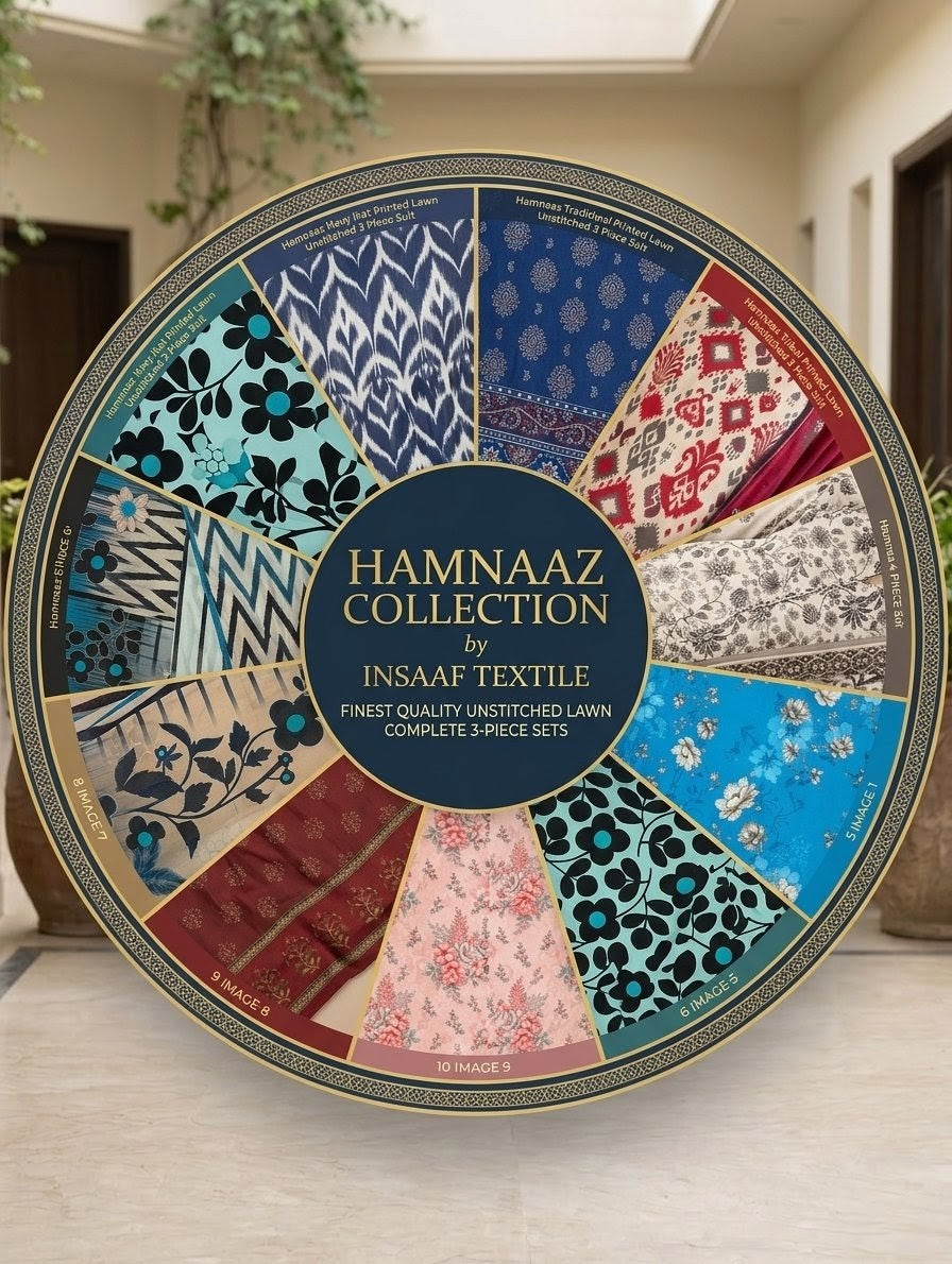 Hamnaaz Lawn Collection by insaaf textile