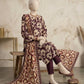 Finest Quality Lawn Unstitched 3 Piece Suit - Hamnaaz Deep Plum Bold Floral Print
